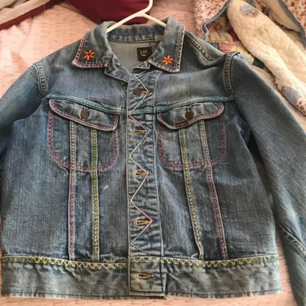 Vintage jean jacket cool